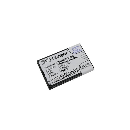Bsc Preferred Snow Video Magnifier 1700mAh Baby Monitor Replacement Battery CS-MXR100MB.3